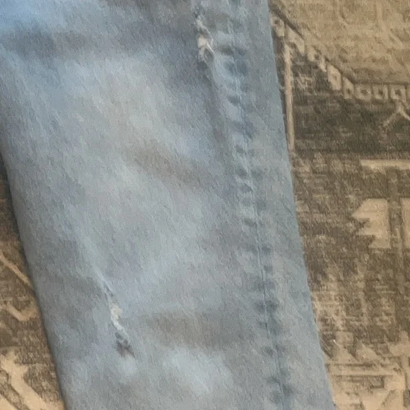 Light Blue Women's Jeans - Picture 3 of 8